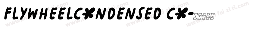 FlywheelCondensed Co字体转换